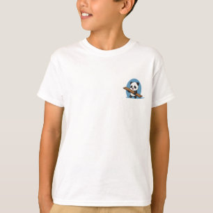 Panda Carrying Wooden Plank Kids T-Shirt