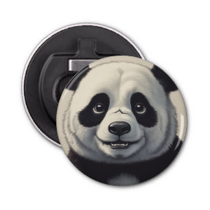 Panda Cartoon Drawing Art Bottle Opener