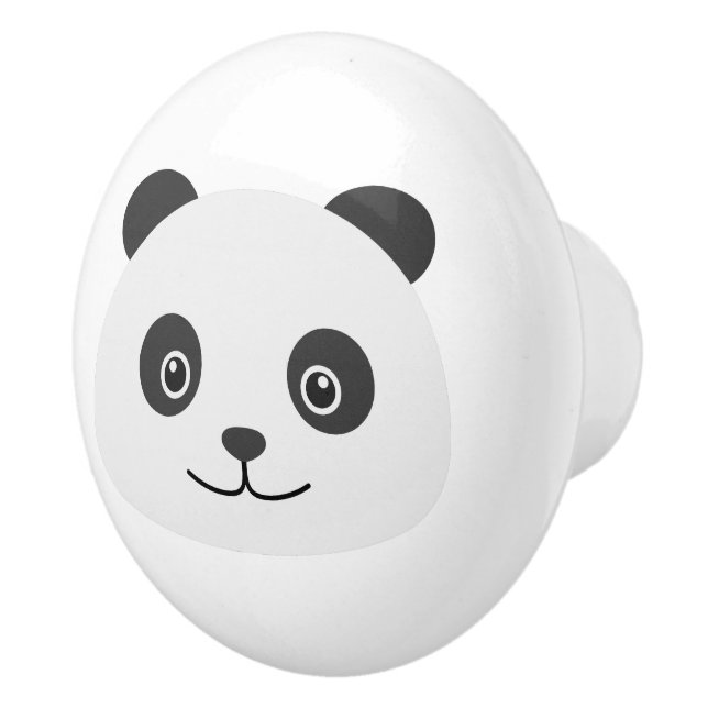 Panda Ceramic Knob (Right)