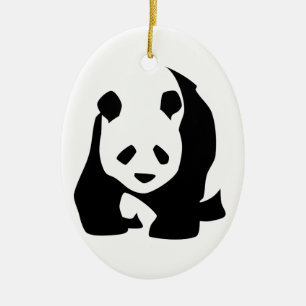 Panda Ceramic Tree Decoration