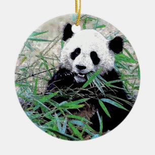 Panda Ceramic Tree Decoration