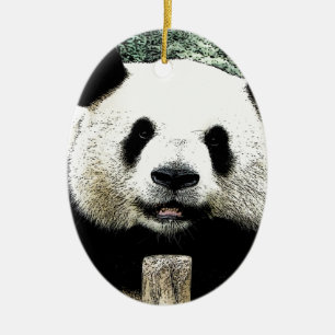 Panda Ceramic Tree Decoration