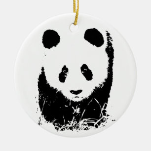 Panda Ceramic Tree Decoration