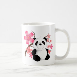 Panda Cherry Blossoms Coffee Mug