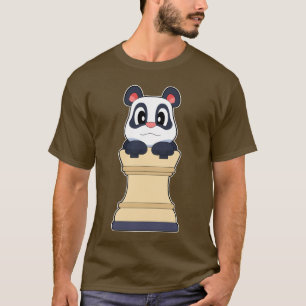 Panda Chess piece Rook Chess T-Shirt