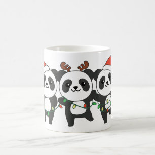 Panda Christmas Christmas Animals Cute Pandas Coff Coffee Mug