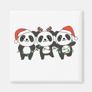 Panda Christmas Christmas Animals Cute Pandas Magn Magnet