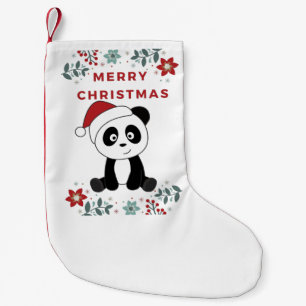 Panda Christmas Snow Winter Animals Pandas Small C Stocking