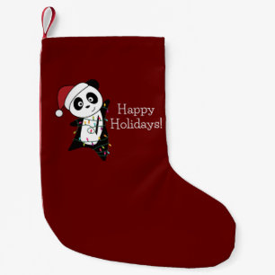 Panda Christmas Snow Winter Animals Pandas Small C Stocking