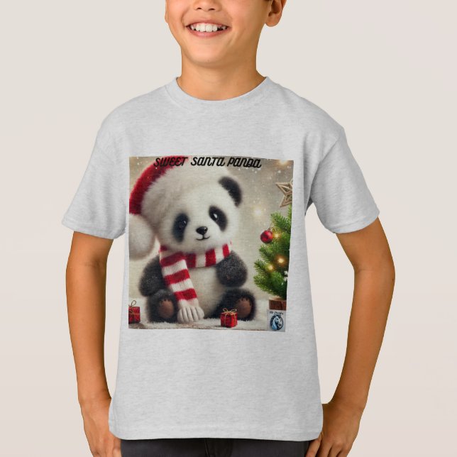 Panda Christmas T-Shirt (Front)