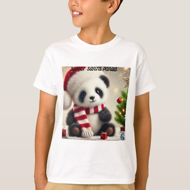 Panda Christmas T-Shirt (Front)