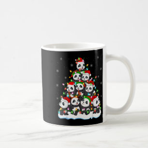 Panda Christmas Tree Lights Xmas Sweater Holiday P Coffee Mug