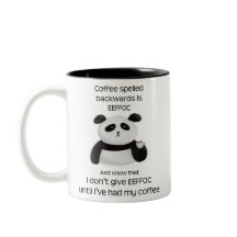 Panda - Coffee Spelled Backwards Is Eeffoc