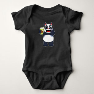 Panda Coffee to go Baby Bodysuit