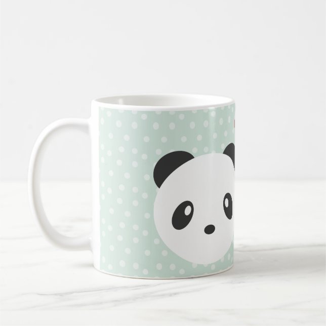 Panda couple coffee mug (Left)