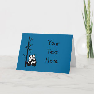 Panda Couple Greeting Card