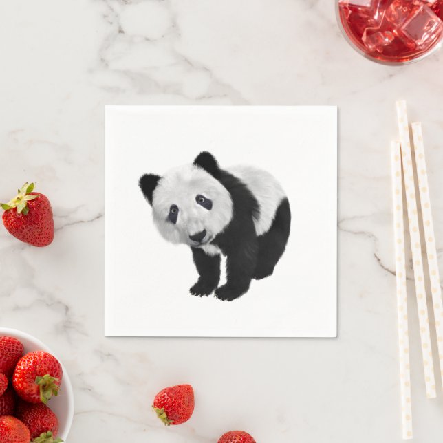 Panda Cub Napkin (Insitu)