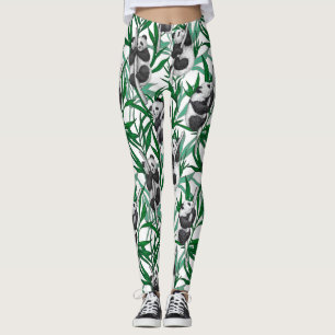 Panda cubs on leggings