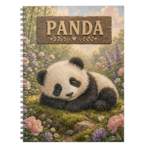 Panda Cute Baby Storybook Nursery Animal Notebook