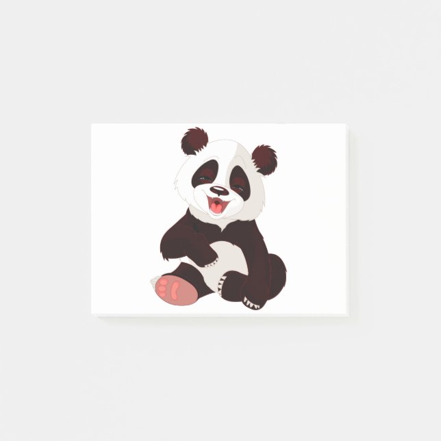 Panda cute illustration Design Post-it Notes (Front)