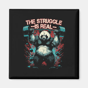 Panda Deadlift Gym Bodybuilding The Struggle Is Re Magnet