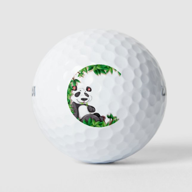 Panda design golf balls (Front)