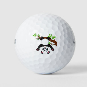 Panda design golf balls