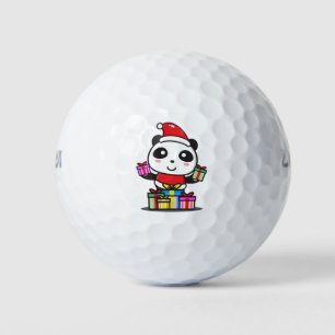 Panda design golf balls