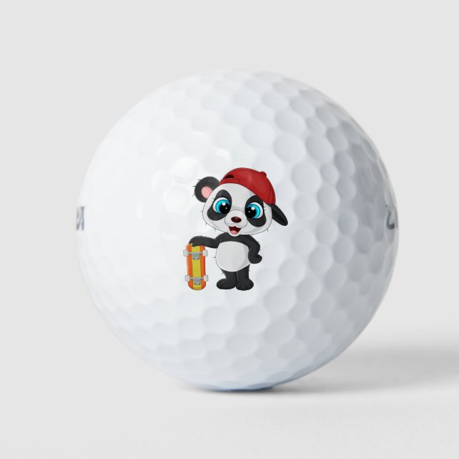Panda design golf balls (Front)