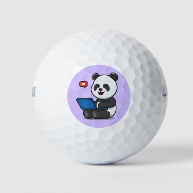 Panda design golf balls (Front)