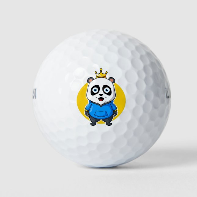 Panda design golf balls (Front)