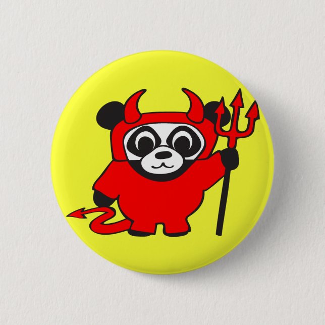 Panda - Devil - Button (Front)
