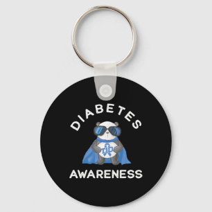 Panda Diabetic Type 1 Diabetes Awareness Support K Key Ring