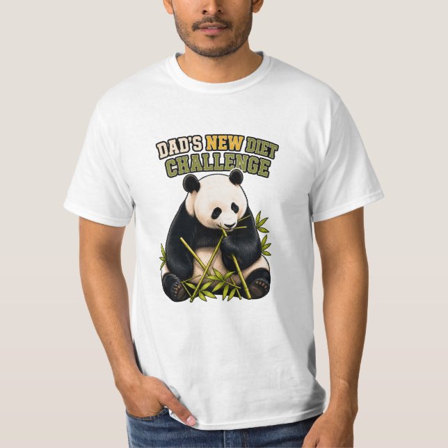 Panda Diet Challenge Father's Day Tee (Front)
