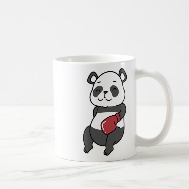 Panda Does Boxing  Coffee Mug (Right)