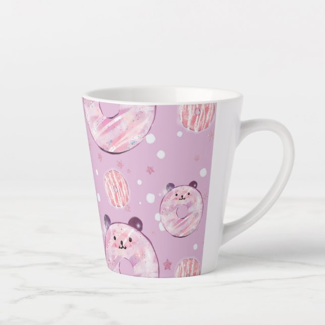 Panda Donut Latte Mug (Right)