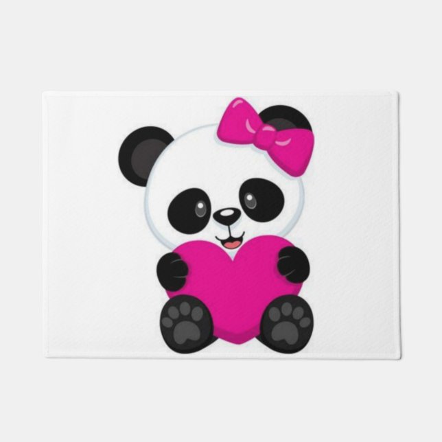 Panda Doormat (Front)