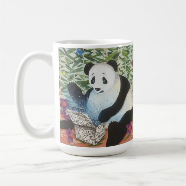 Panda Dora's Box mug (Left)