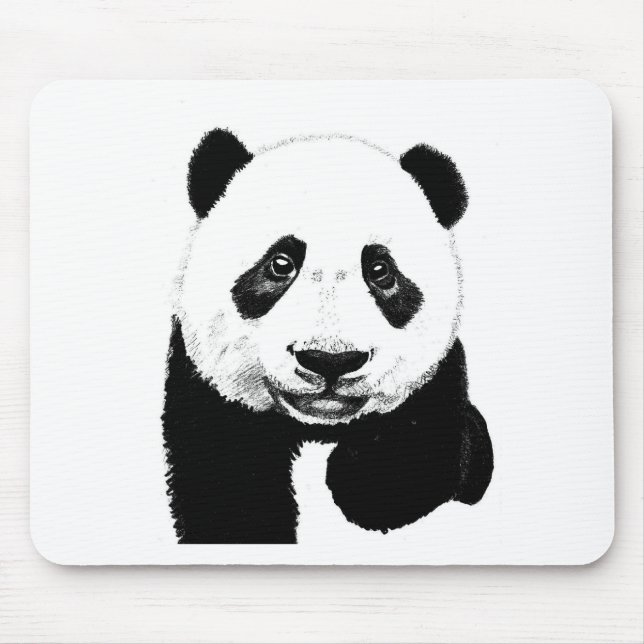 Panda drawing mouse mat (Front)