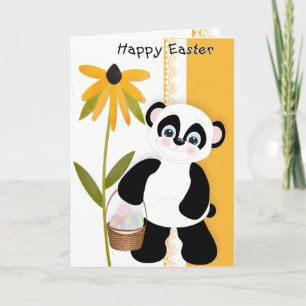 Panda Easter Wish Holiday Card