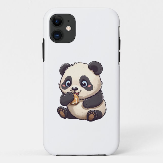 Panda eating a cookie Case-Mate iPhone case (Back)