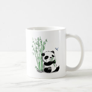Panda Eating Bamboo Coffee Mug