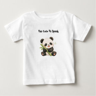 Panda Eating Bamboo Kids T-Shirt