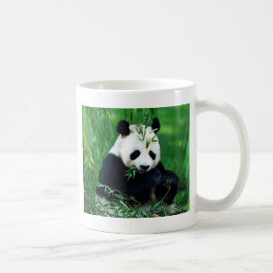 Panda Eating Leaves Coffee Mug