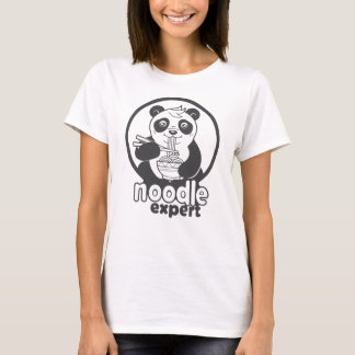 panda eating noodle T-Shirt