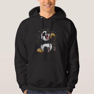 Panda Eating Taco Mexican Fiesta Cinco De Mayo Par Hoodie