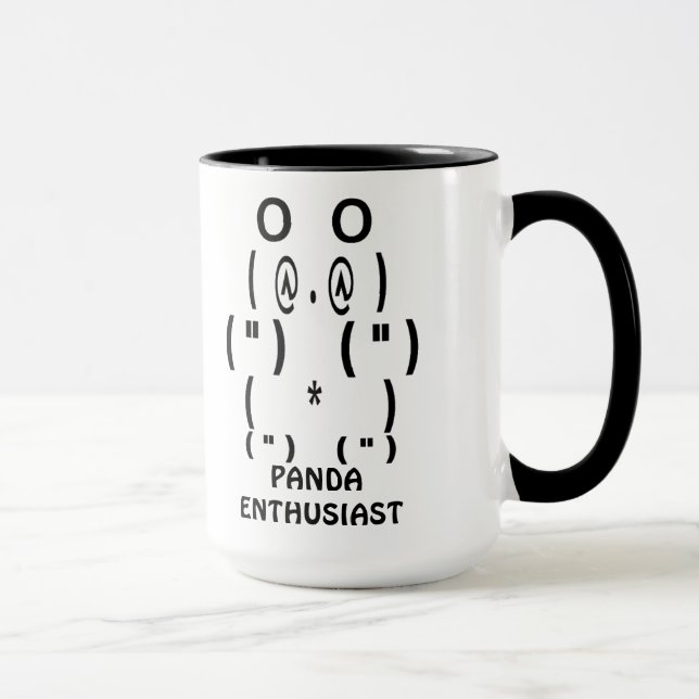 Panda Enthusiast Mug (Right)