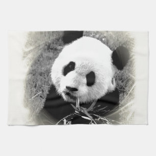 Panda Eyes Tea Towel