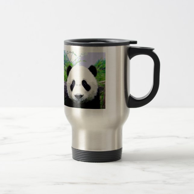 Panda Eyes Travel Mugs (Right)