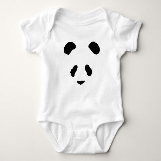 Panda Face Baby Bodysuit